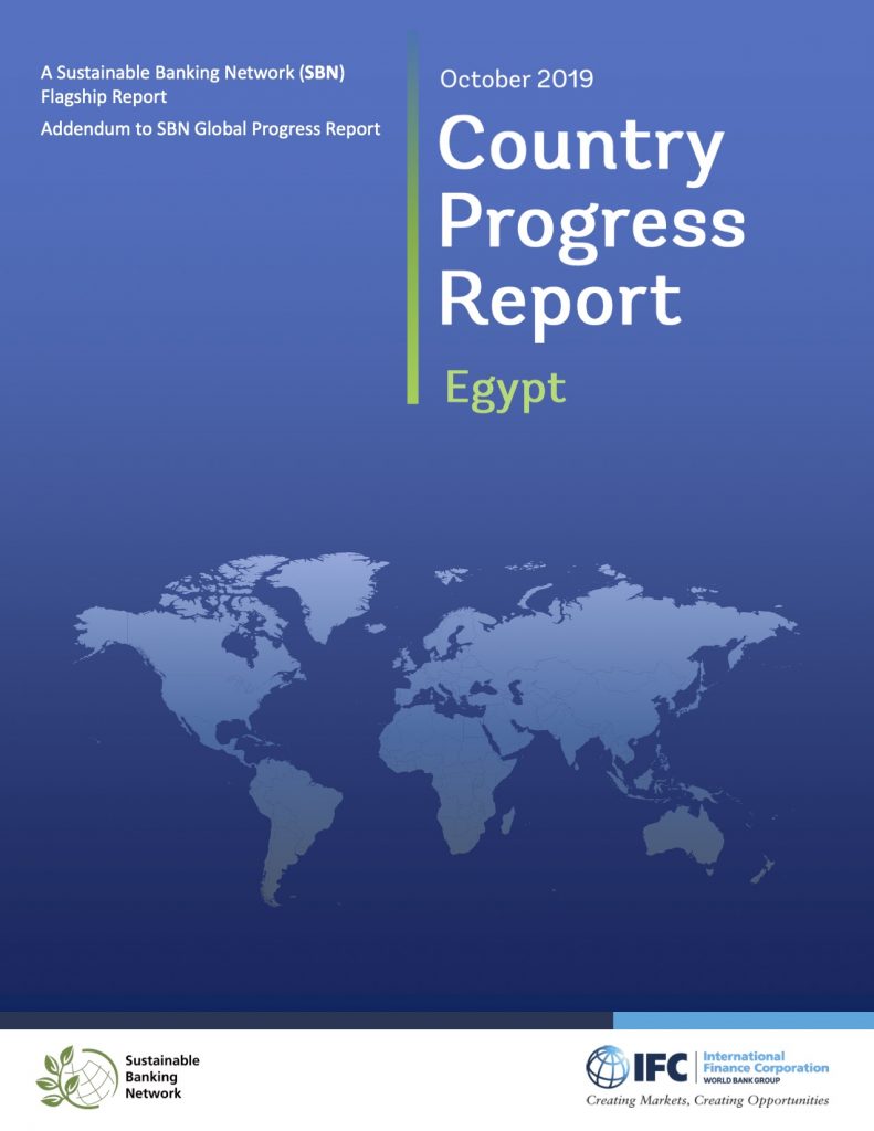 SBN Country Progress Report 2019 - Egypt