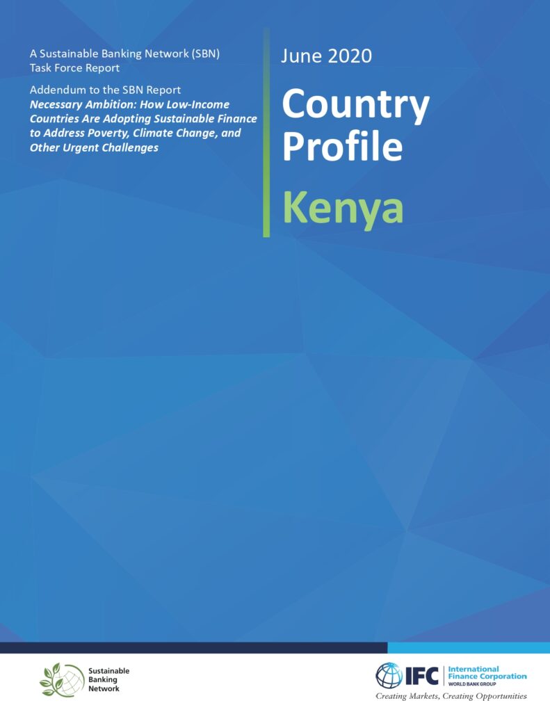 SBN Necessary Ambition Country Profile Kenya 2020 page 0001